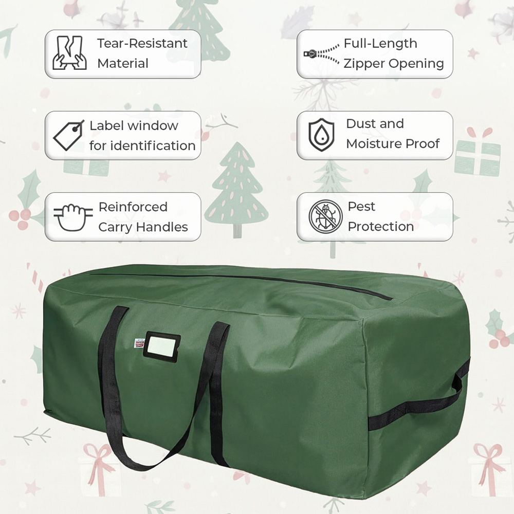 Neo Green 600D Heavy-Duty Artificial Christmas Tree Storage Bag 9ft Image 5