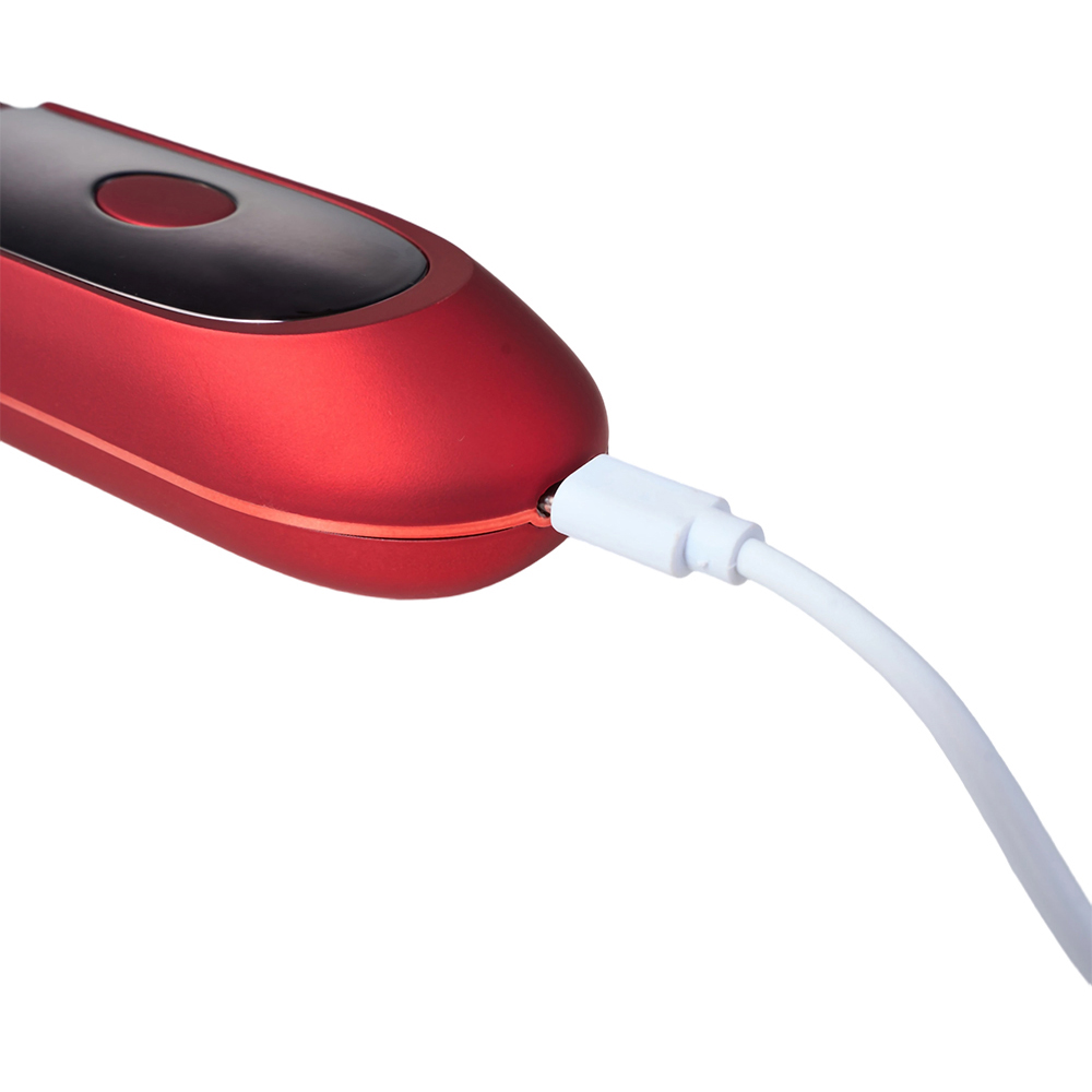Living and Home 3 Adjustable Temperature Cordless Hair Straightener Brush with Charging Base 35W Image 4