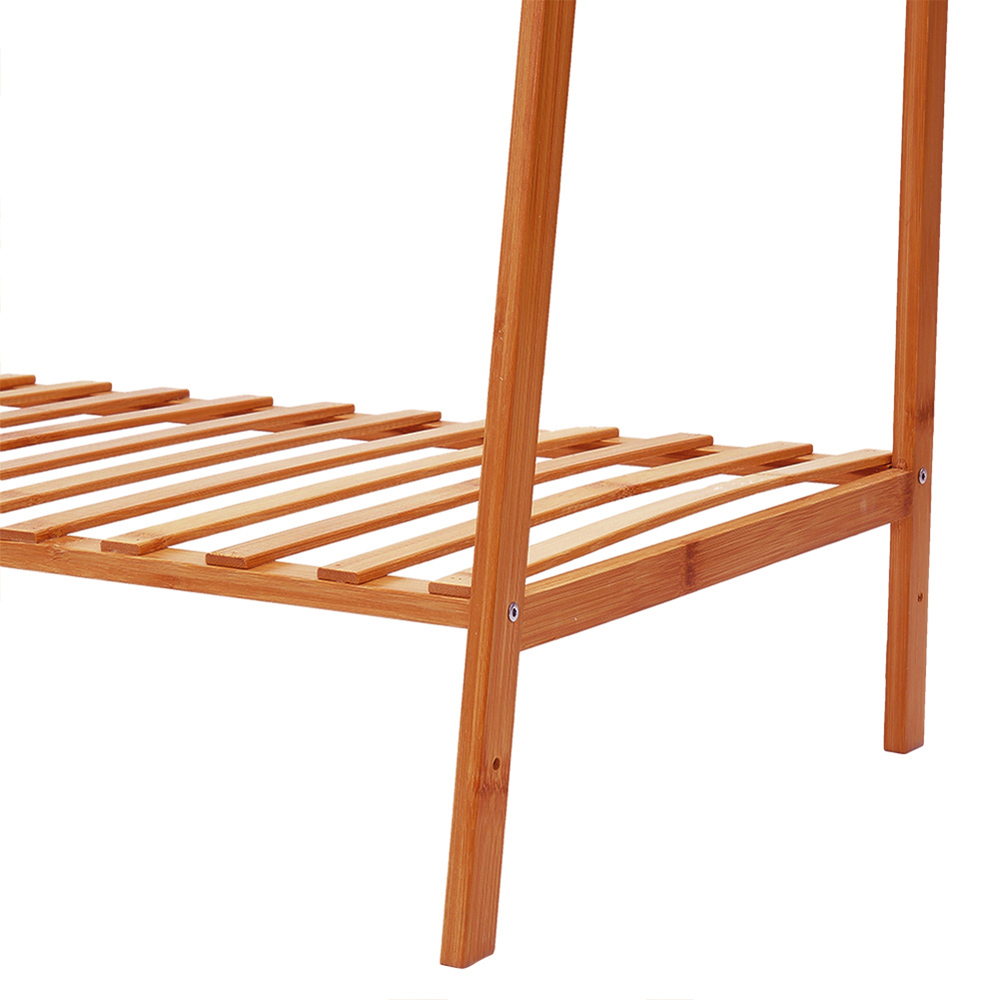 Living and Home Brown Bamboo Garment Rack Image 7
