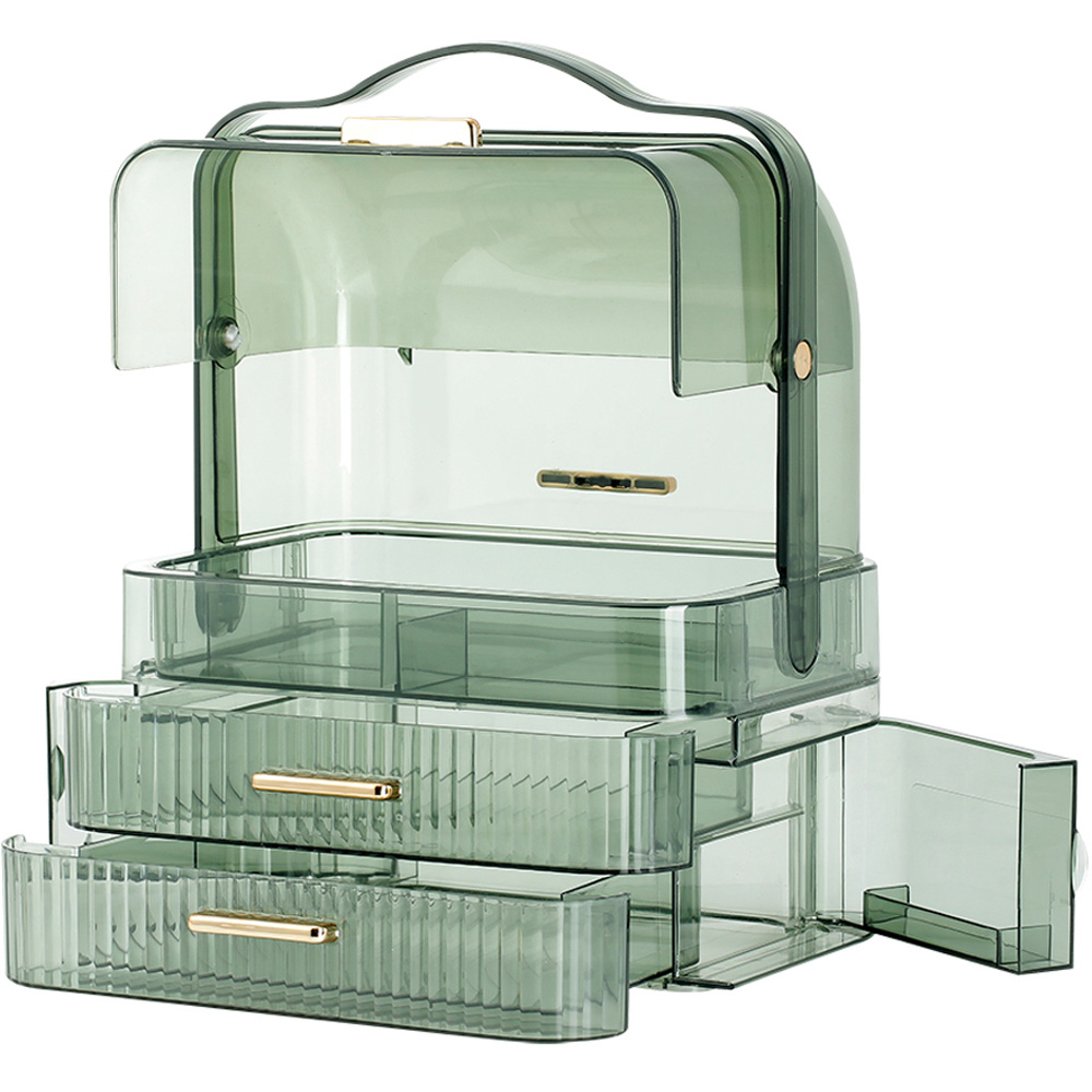 Living and Home Portable Dustproof Cosmetic Organizer Image 3