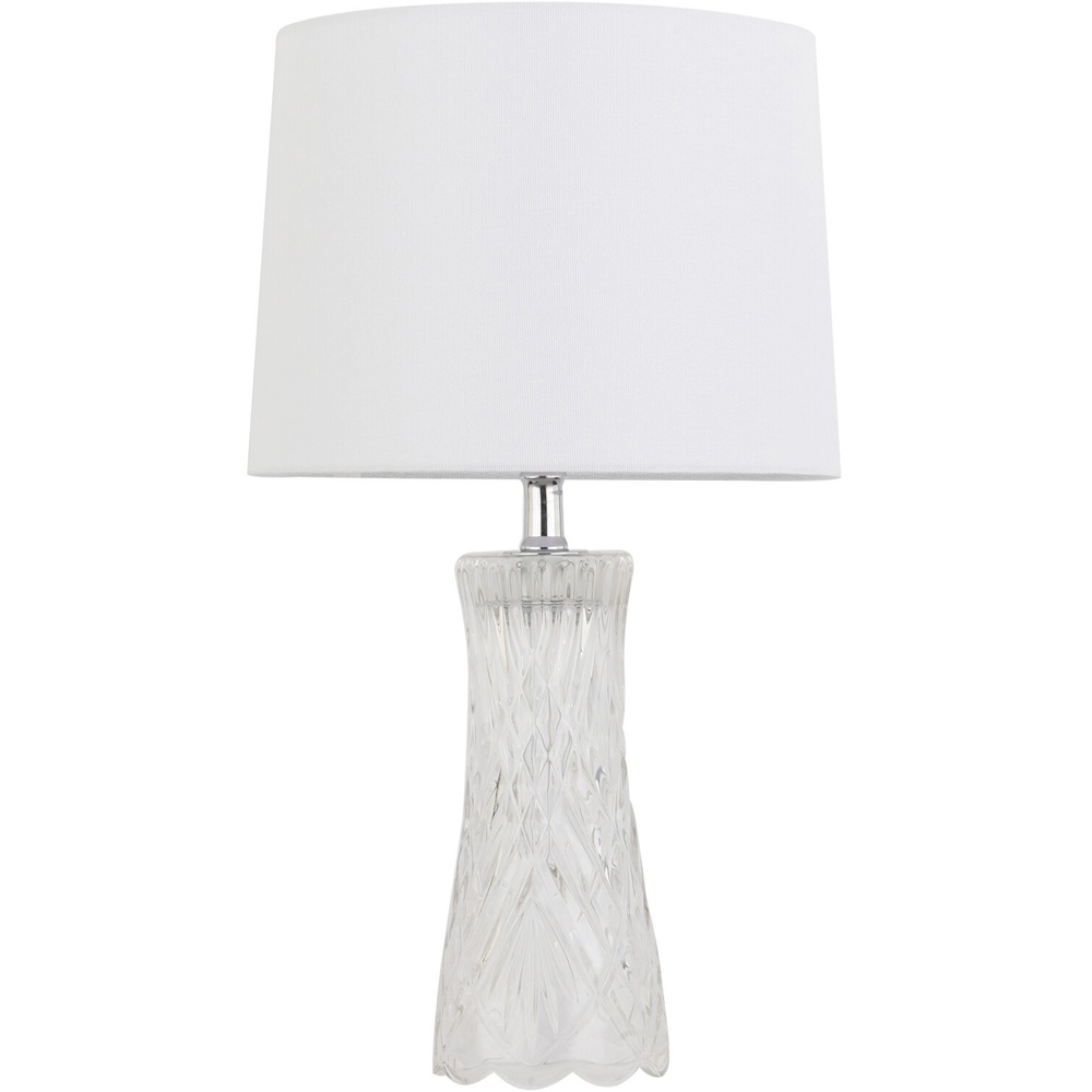White Elise Table Lamp White Image 1