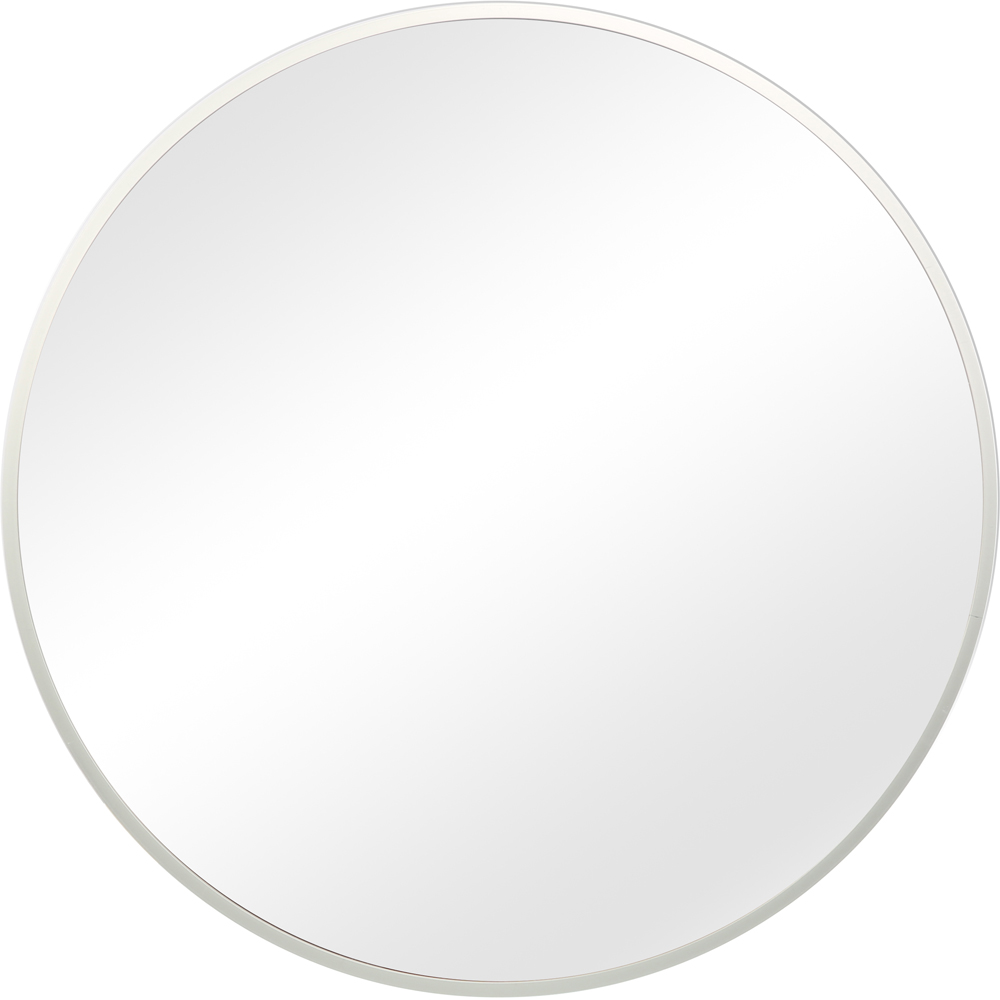 Pandora Silver Round Wall Mirror 60 x 60cm Image 1