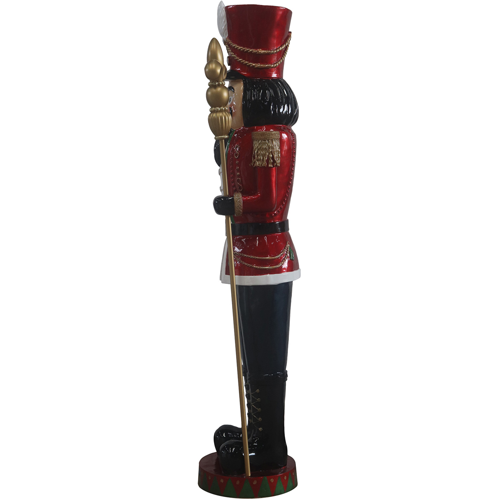 The Christmas Centre Traditional Red LED Nutcracker 200cm Image 2