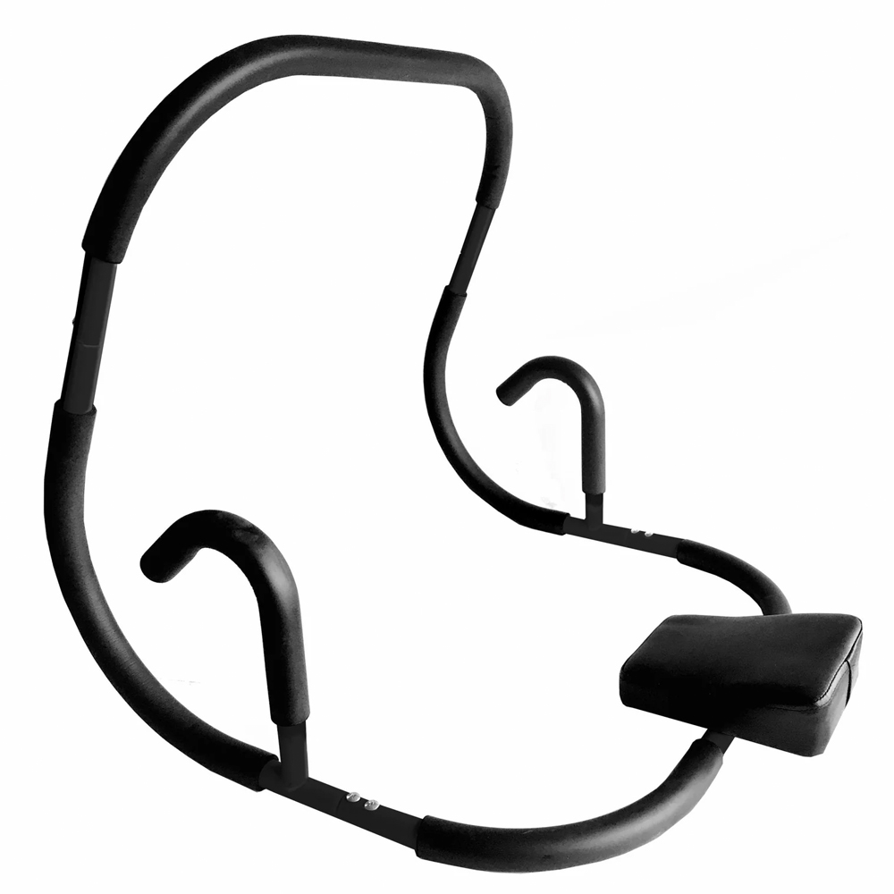 MonsterShop Black Frame Assisted Roll Motion Sit Up Trainer Image