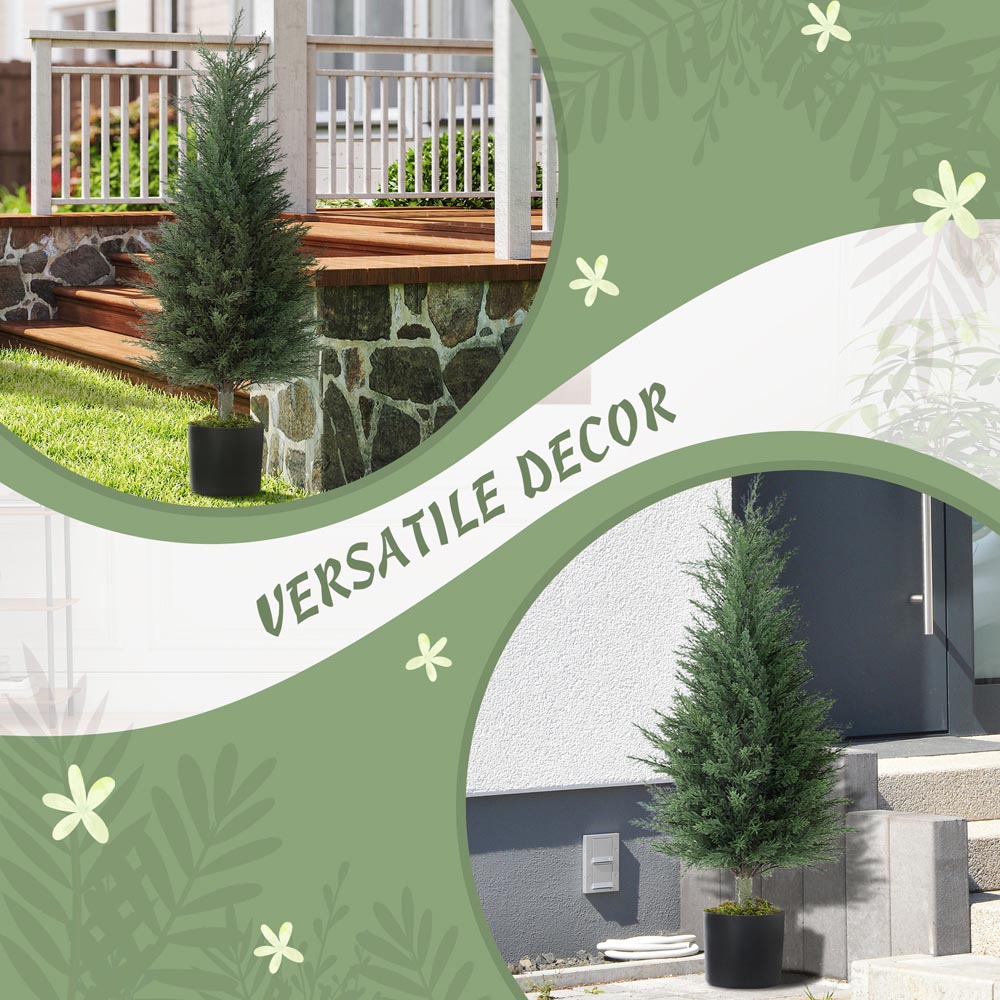 Portland Artificial Cypress Plant in Pot 90cm 2 Pack Image 6