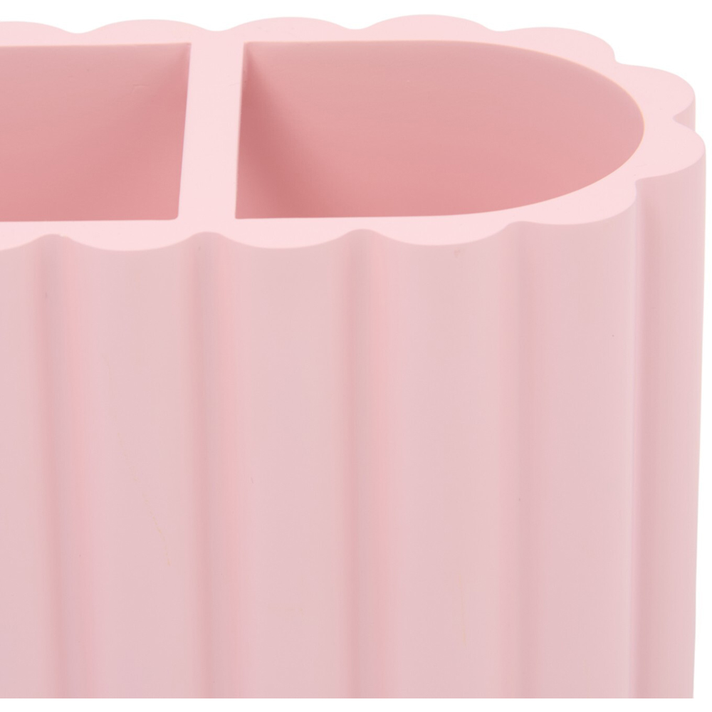 Scalloped Toothbrush Holder Blush Image 3