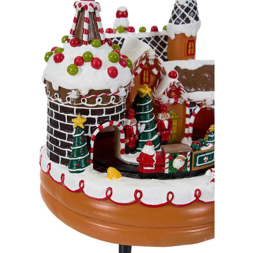 Living and Home Christmas Castle LED Music Box Image 4