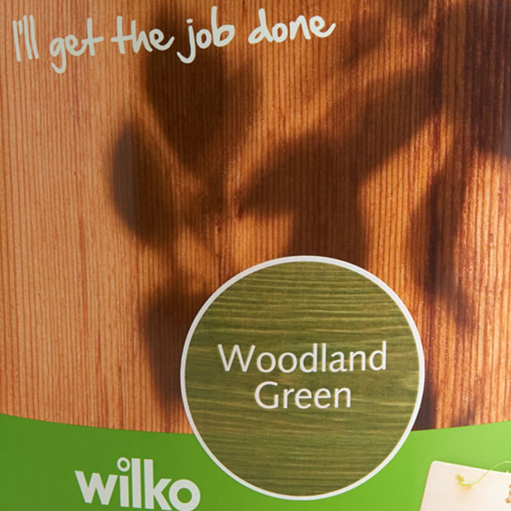 Wilko Timbercare Woodland Green Wood Paint 5L Image 3