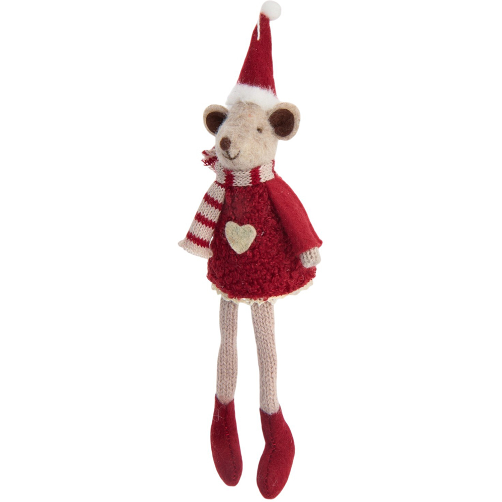 Teddy Fleece Bear Hanging Decoration Image 3