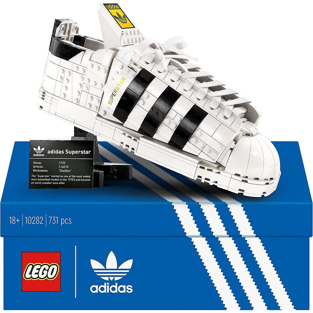 LEGO 10282 Adidas Originals Superstar Building Kit | Wilko