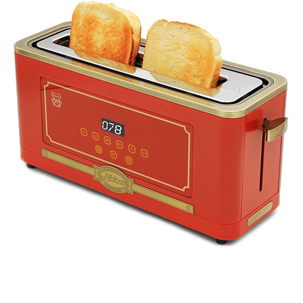 Kaiser Empire Vintage Bordeaux Red Electric Toaster Image 2