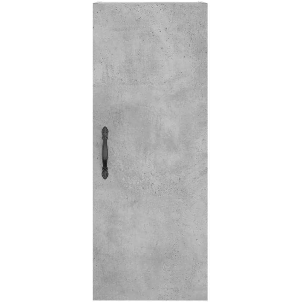 vidaXL 2 Door Concrete Grey Highboard with Metal Feet Image 6