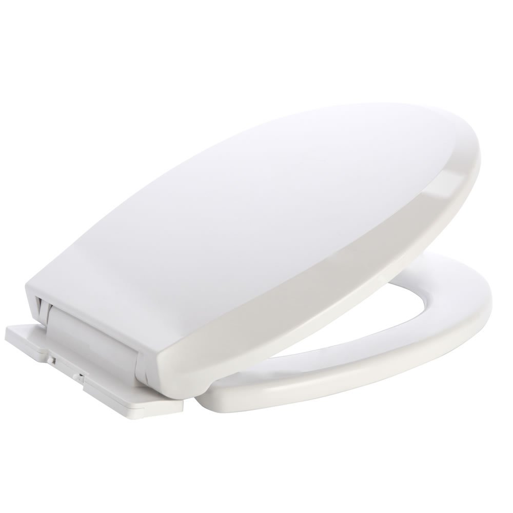 Wilko White Antibacterial Soft Close Toilet Seat Wilko