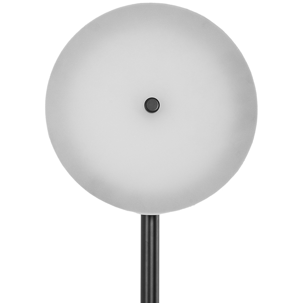 Living and Home Black Dimmable LED Floor Lamp with Remote Image 2