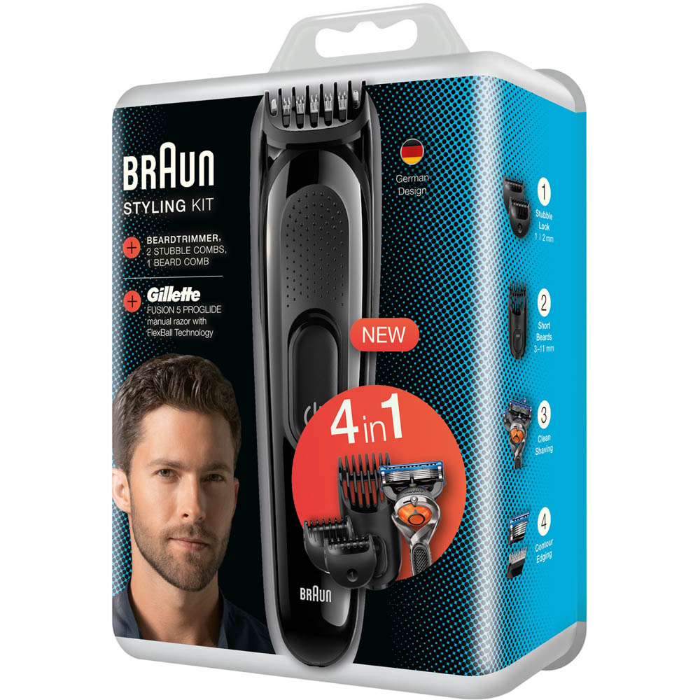Braun SK3000 4-in-1 Styling Kit with Gillette Razor Image 3