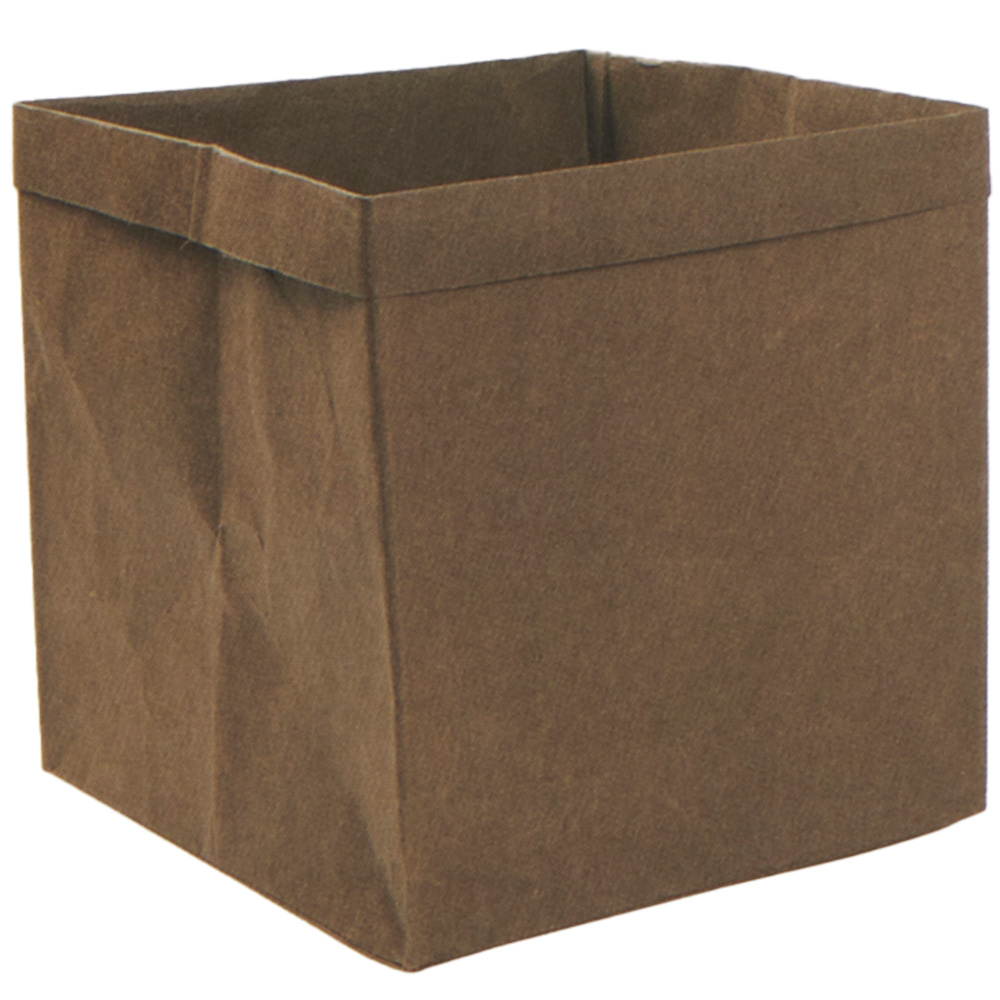Wilko Khaki Recycled Paper Cube Image 1