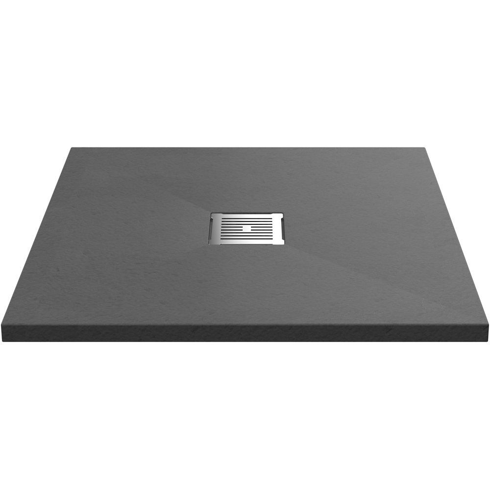 nuie Slate Grey Square Shower Tray 800 x 800mm Image 1