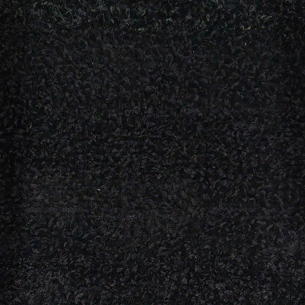 Rapport Home Oxford Black Shaggy Super Absorbent Rug 88 x 55cm Image 3