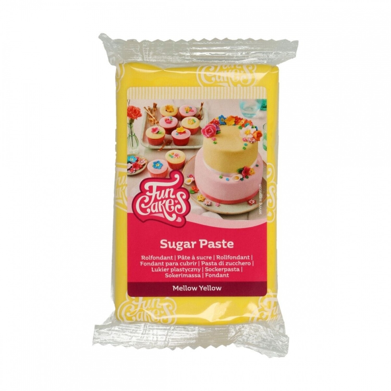 Funcakes Sugar Paste - Mellow Yellow Image