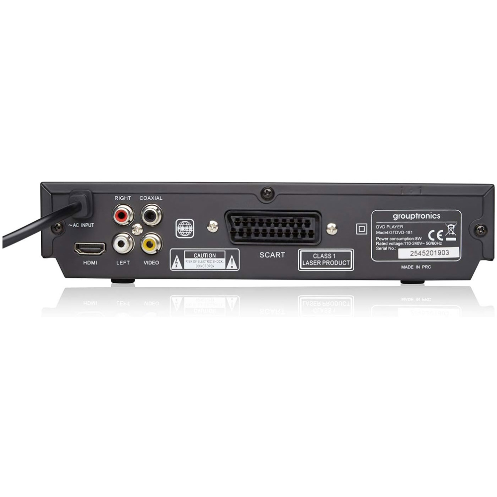 Grouptronics GTDVD-181 Compact Multi Region DVD Karaoke Player Image 4