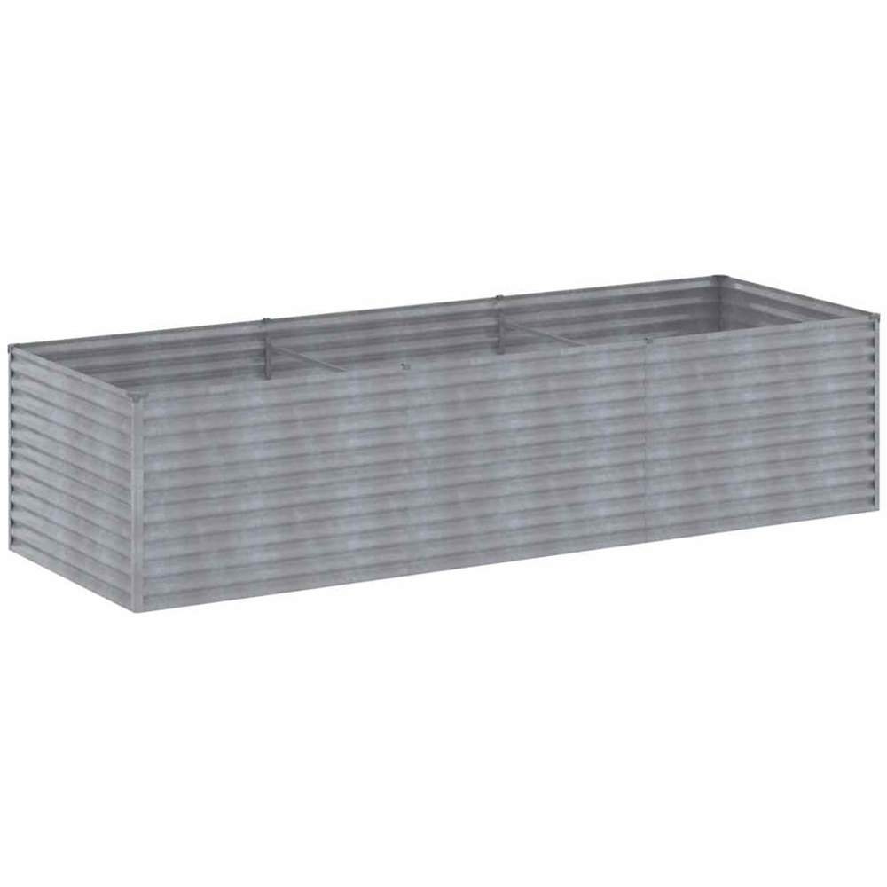 vidaXL Brown Corten Steel Raised Garden Bed 290 x 100 x 69cm Image 2