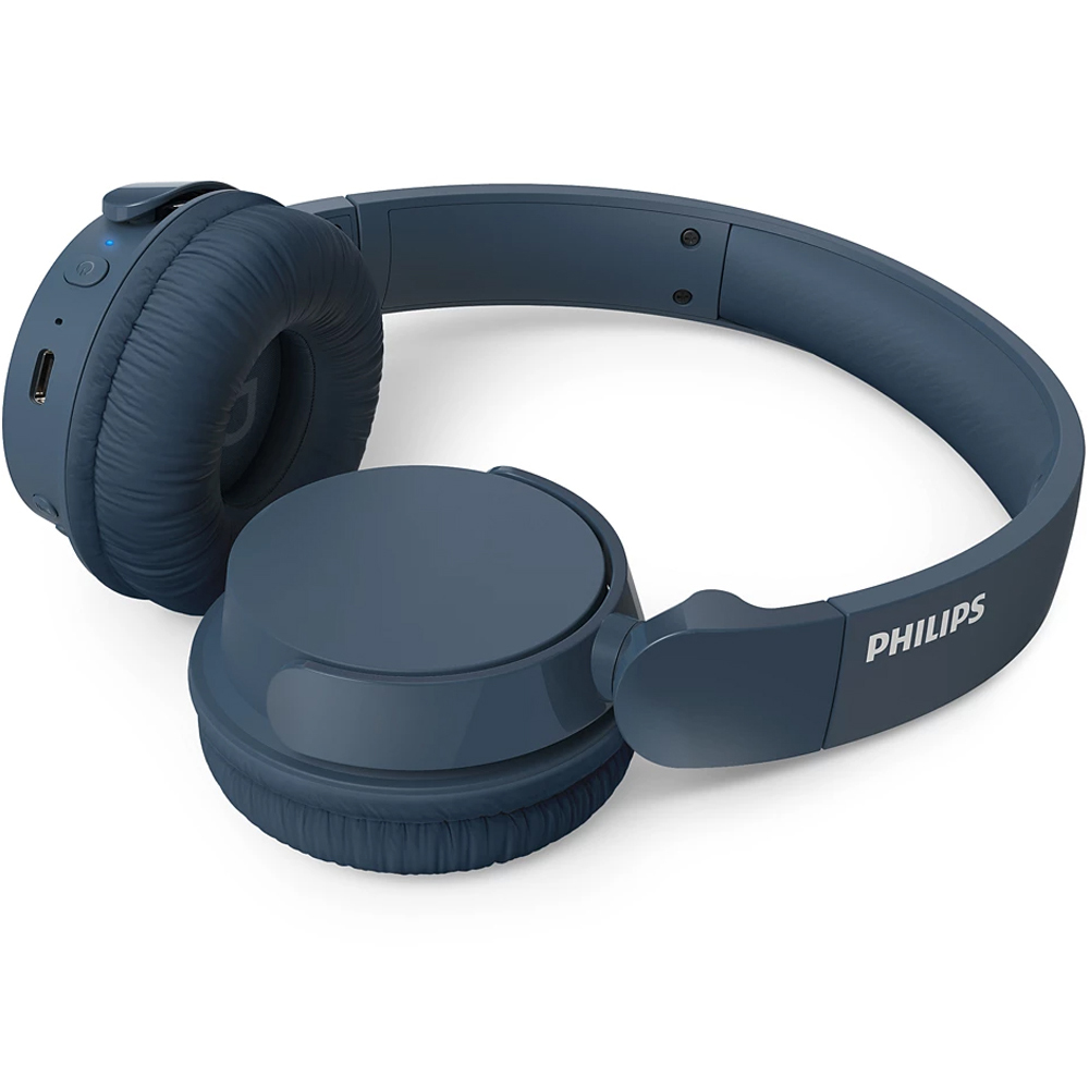 Philips 4000 Series TAH4209 Blue On-Ear Wireless BT Headphones Image 2