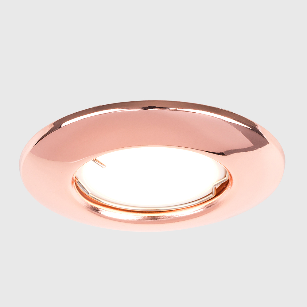 ValueLights Copper Fixed Warm White LED Ceiling Downlight 6 Pack Image 4