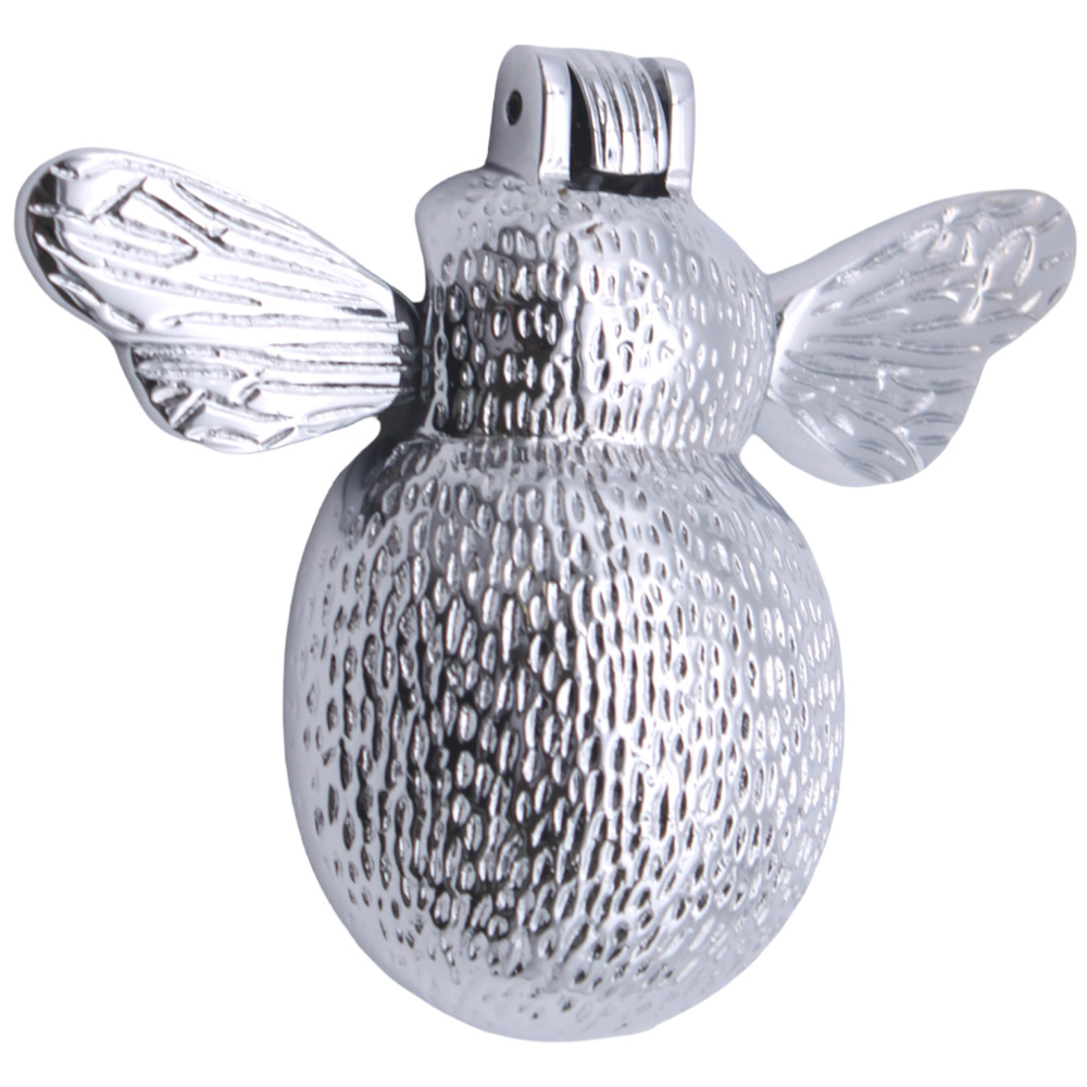 Spira Brass Polished Chrome Bumble Bee Door Knocker Image 1