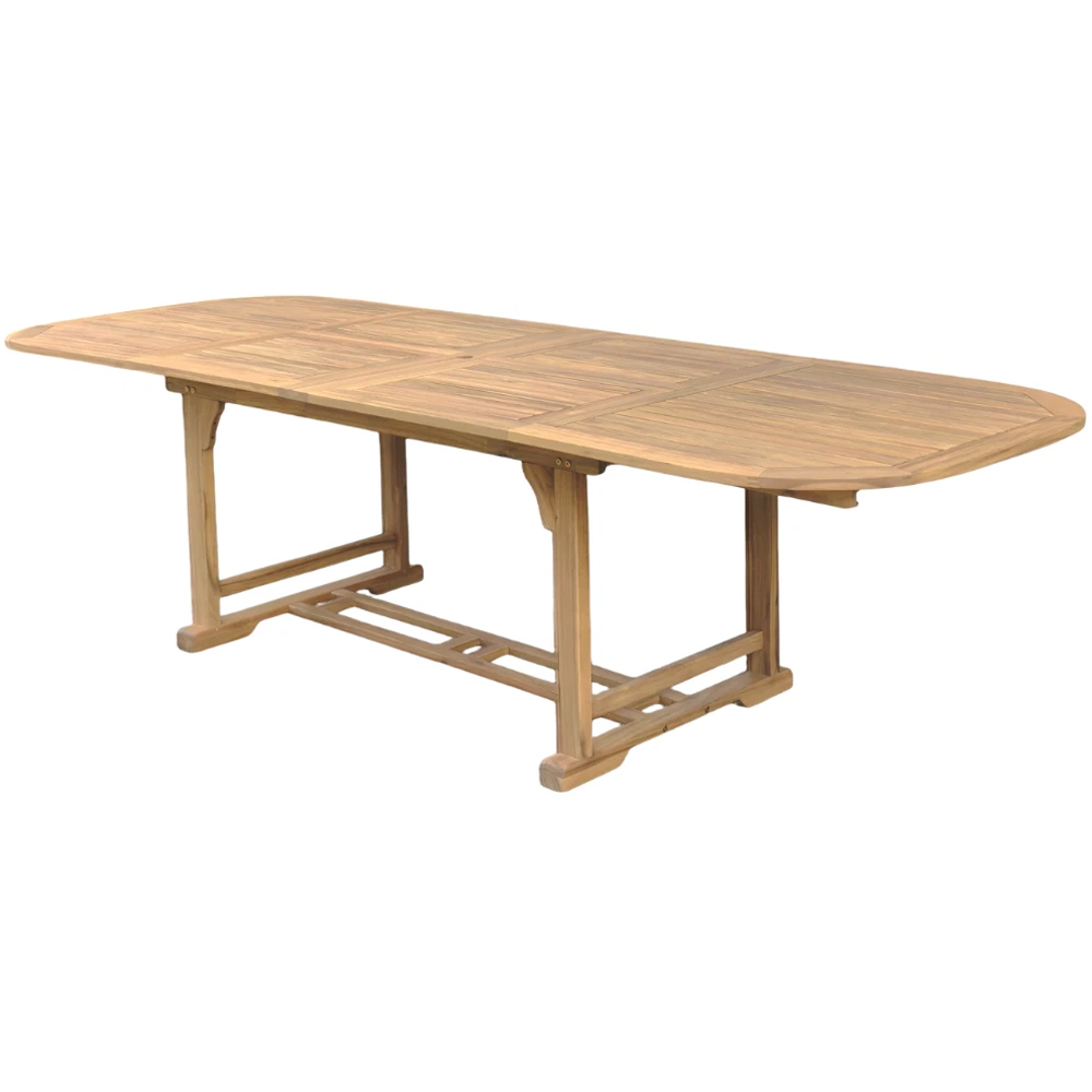 Thompson & Morgan Acacia 165-285cm Extendable Dining Table Image 3