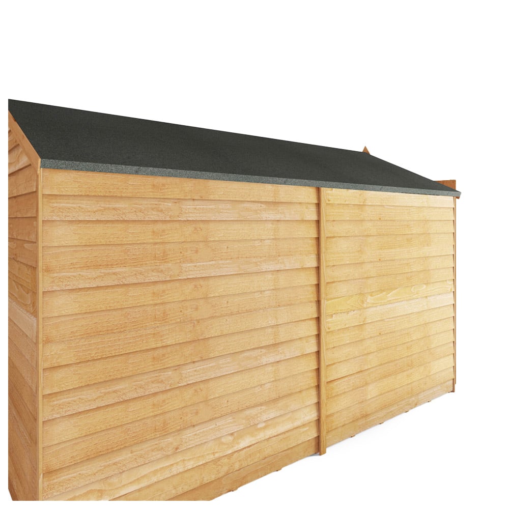 Mercia 10 x 6ft Double Door Overlap Apex Shed Image 4