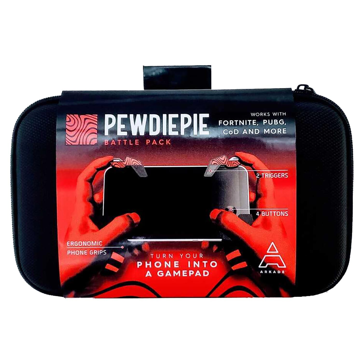 Pewdiepie Battle Pack Storage Case - Black Image 3