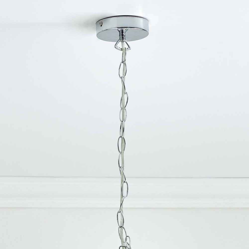Wilko Marie Therese 3 Arm Black Chandelier Ceiling  Light Image 6