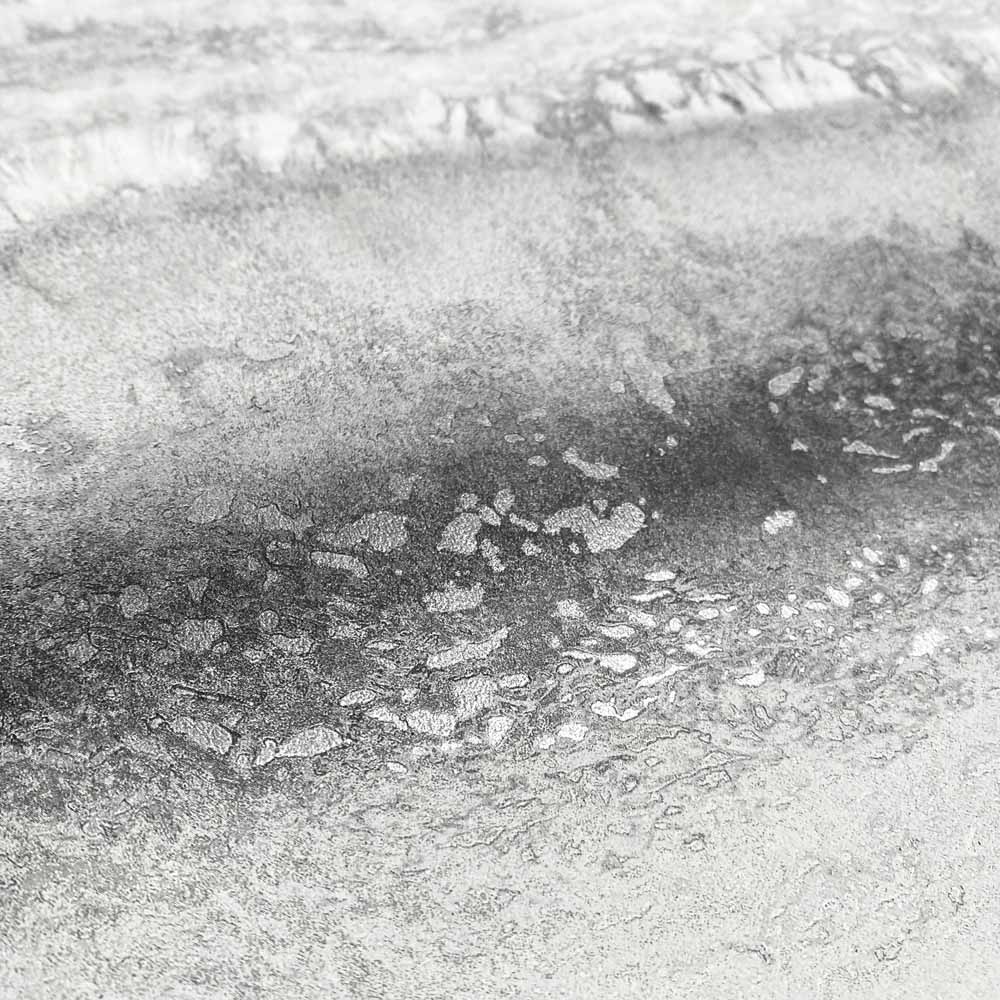 Muriva Semper Marble Silver Wallpaper Image 3