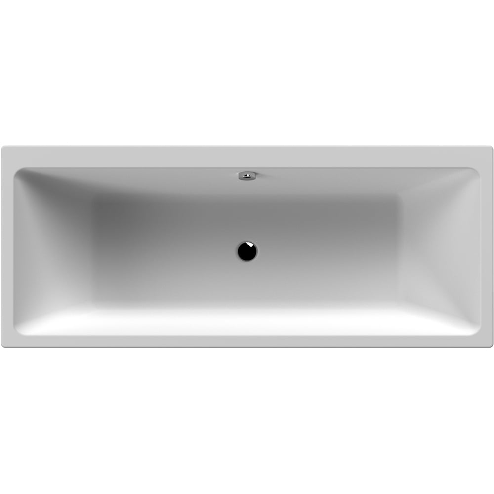 nuie Thin Edge Square Double Ended Bath and Leg Set 1800 x 800mm Image 1