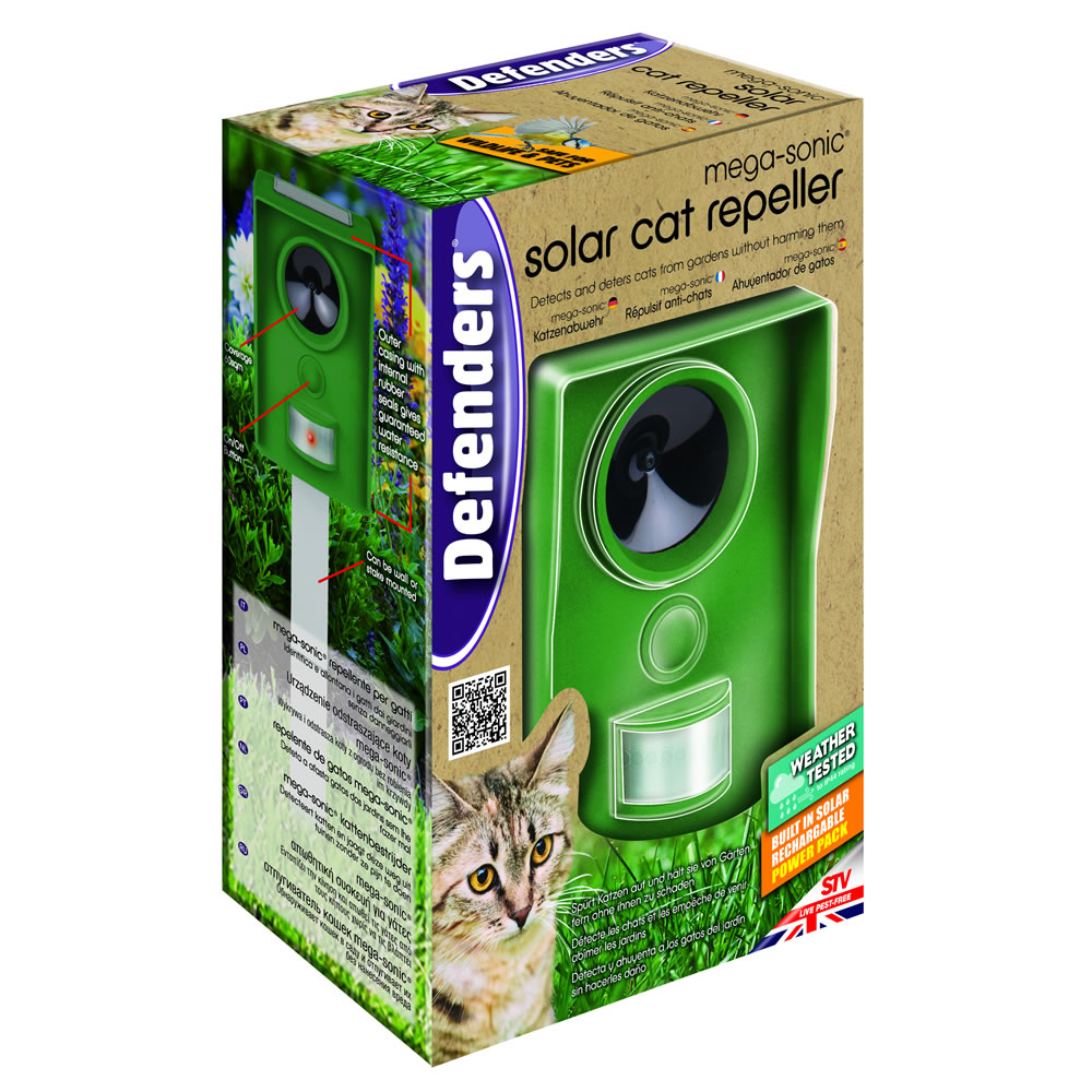 Defenders Mega-Sonic Solar Cat Repeller Image 1