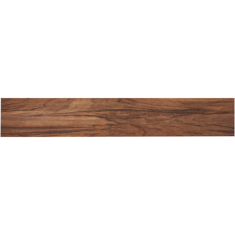 Living and Home Dark Brown Rectangle PVC Flooring Self Adhesive 36 Pack Image 2