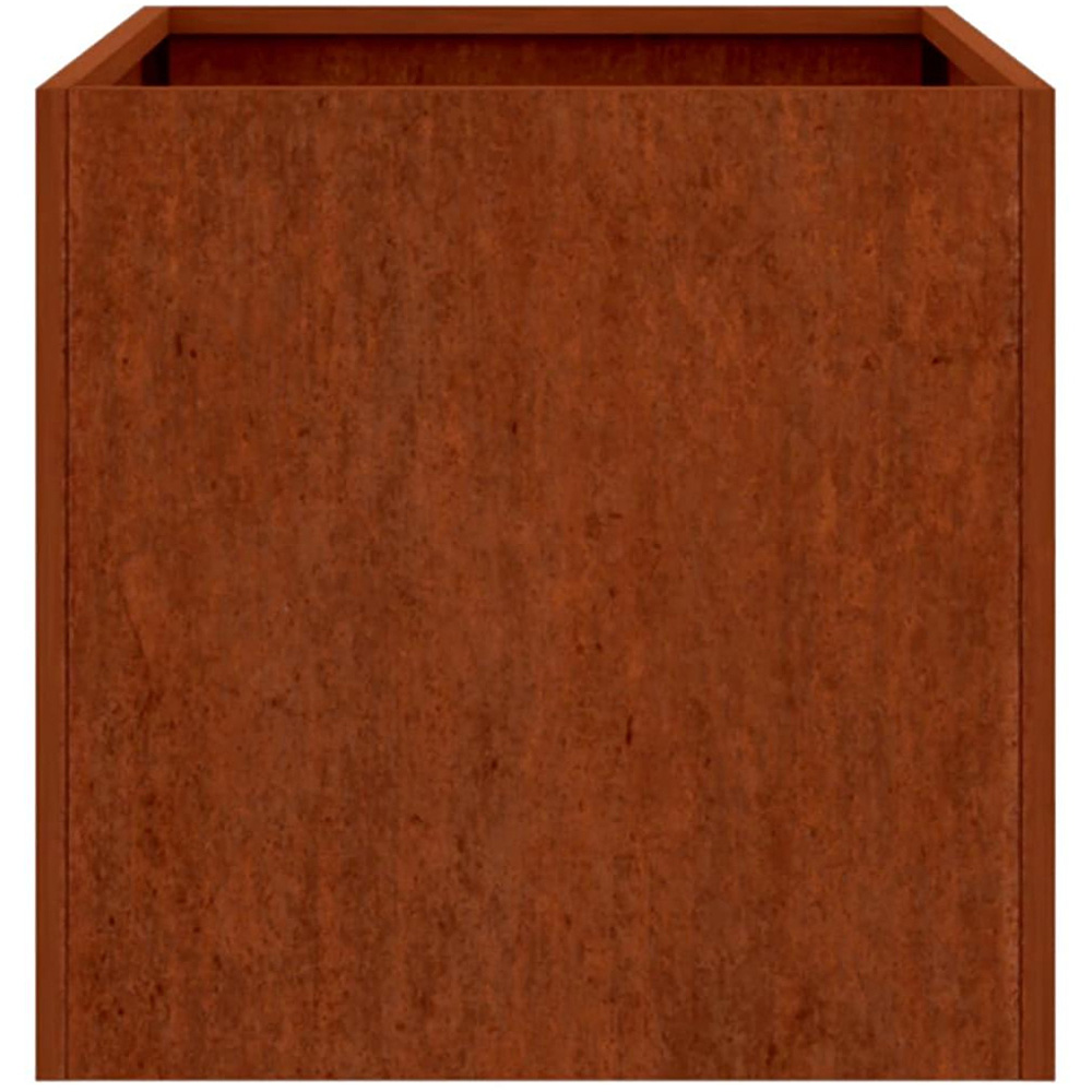 vidaXL Brown Corten Steel Garden Planter 39 x 40 x 62cm Image 5
