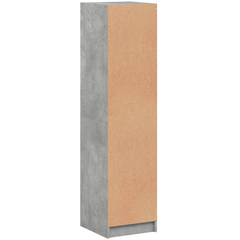 vidaXL 2 Door Concrete Grey Highboard Image 8