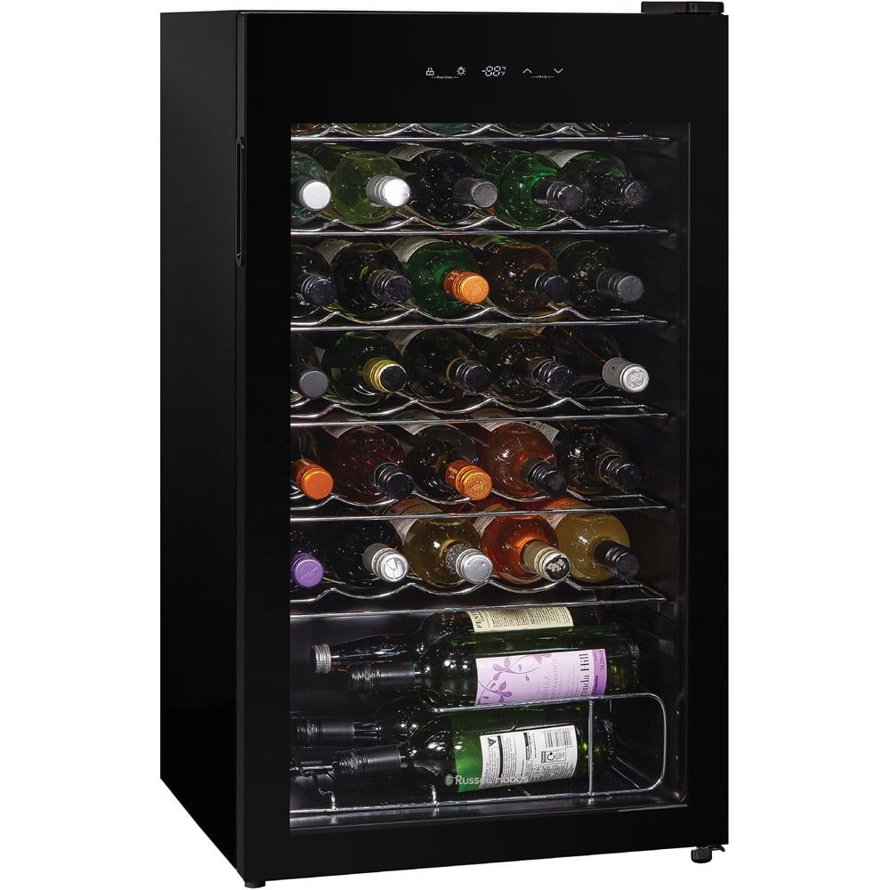 Russell Hobbs RH34WC101B Black 93L Wine Cooler Image 1