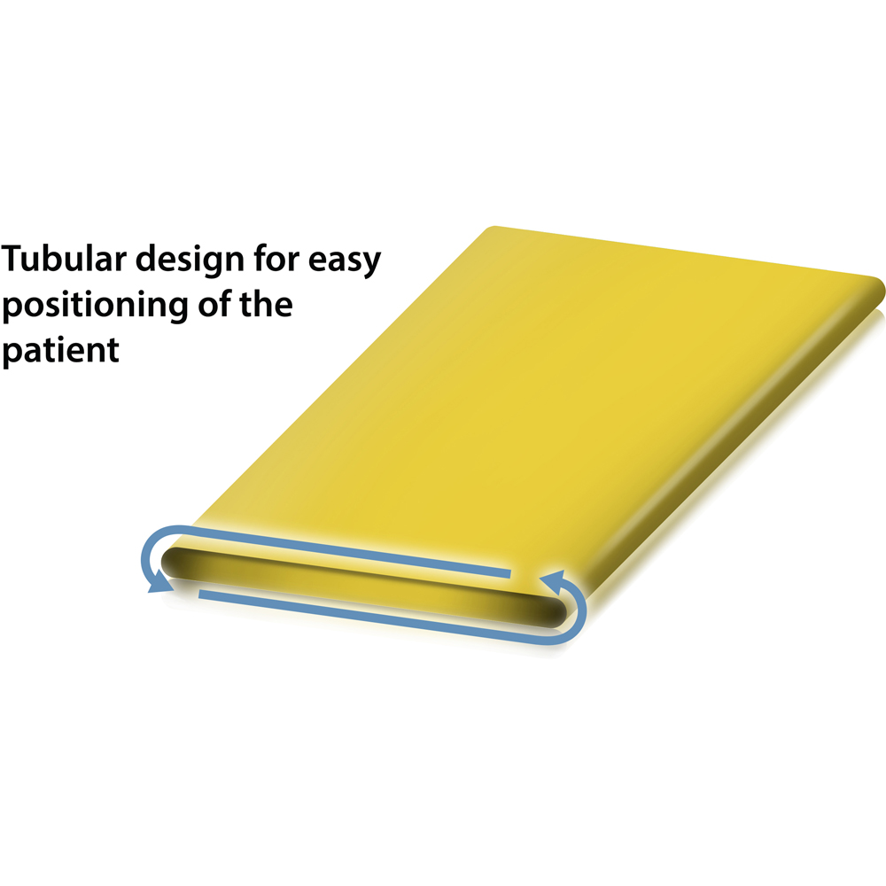 Aidapt Yellow Tubular Slide Sheet Image 3