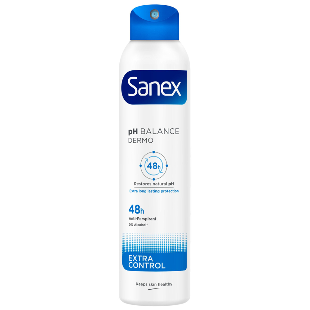 Sanex Dermo Extra Control Antiperspirant Deodorant Spray 250ml Image 1
