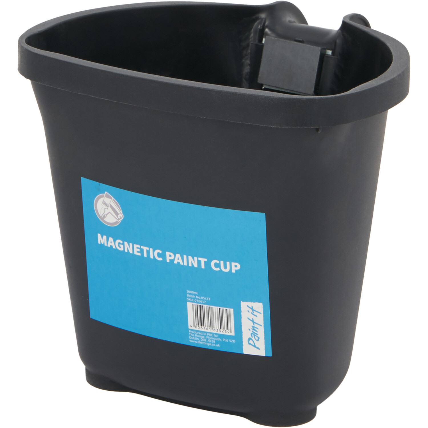 Magnetic Paint Cup - Black Image 1