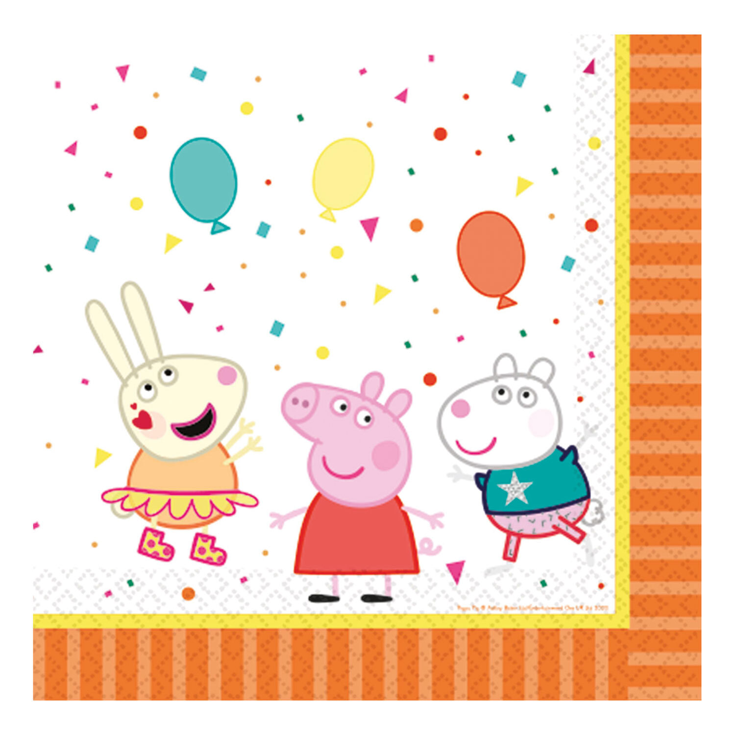 Peppa Pig Party Napkin 16 Pack Image