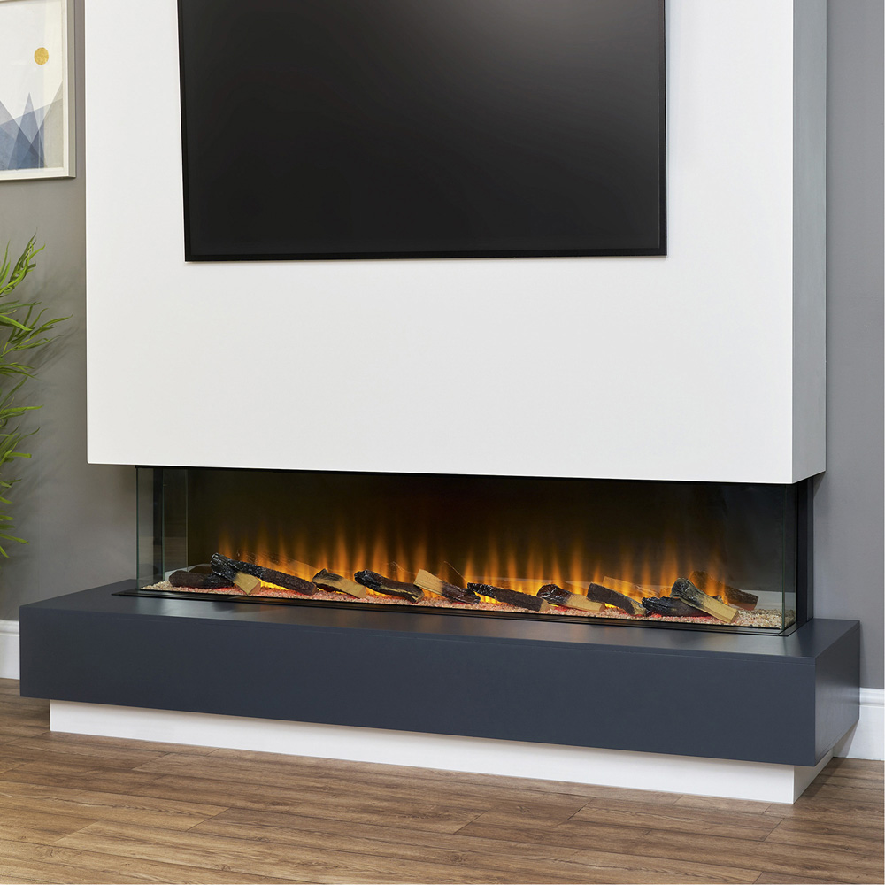 Adam Sahara Panoramic Media Wall Electric Fireplace 61 inch Image 6