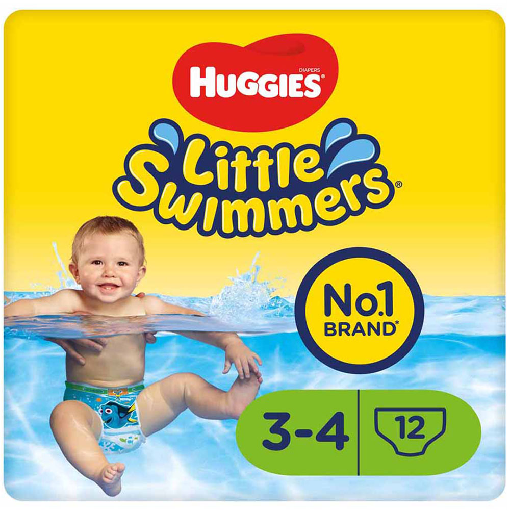 Huggies Little Swimmers Swim Pants Size 3 to 4 Image 1