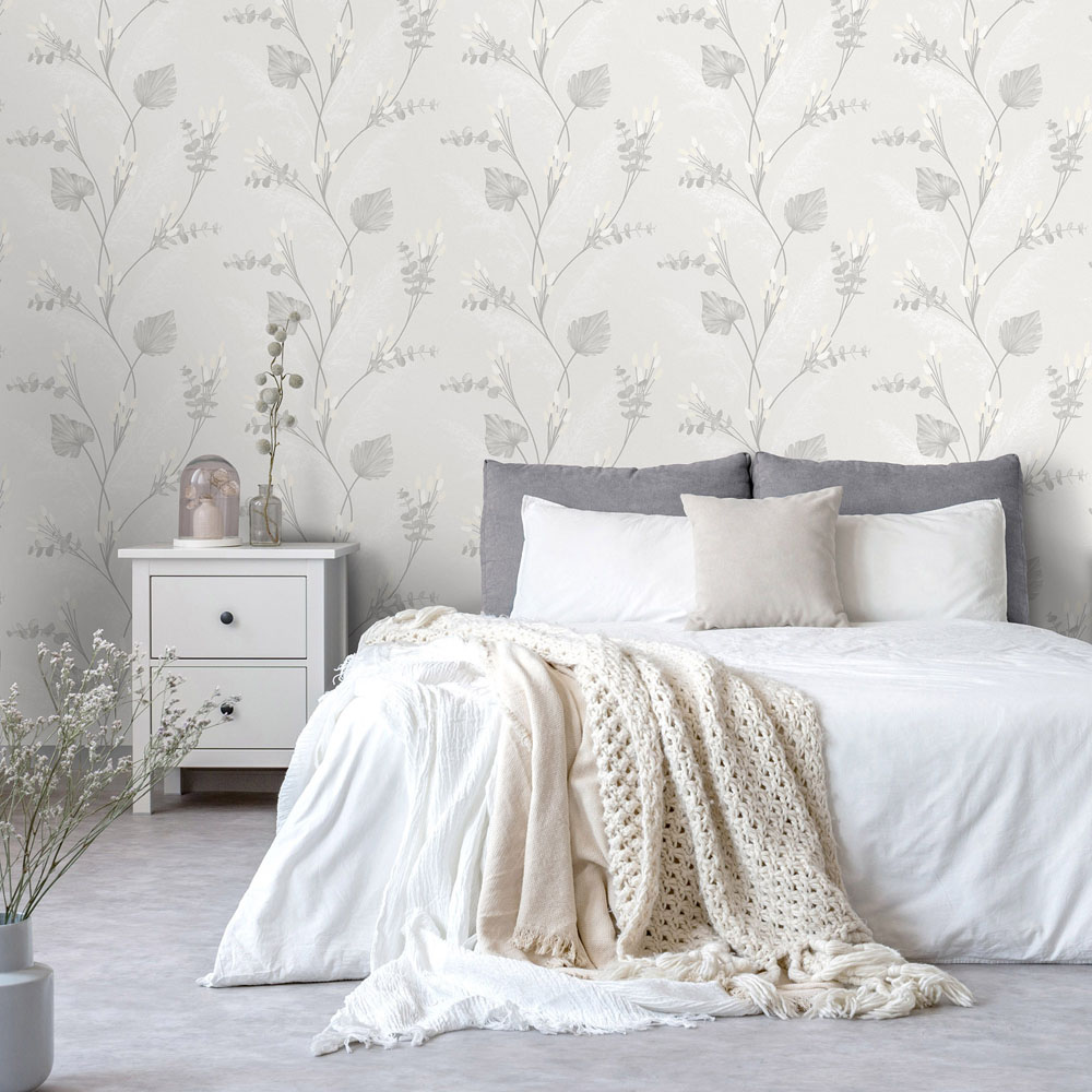 Holden Decor Amarante Dove Vinyl Wallpaper Image 3