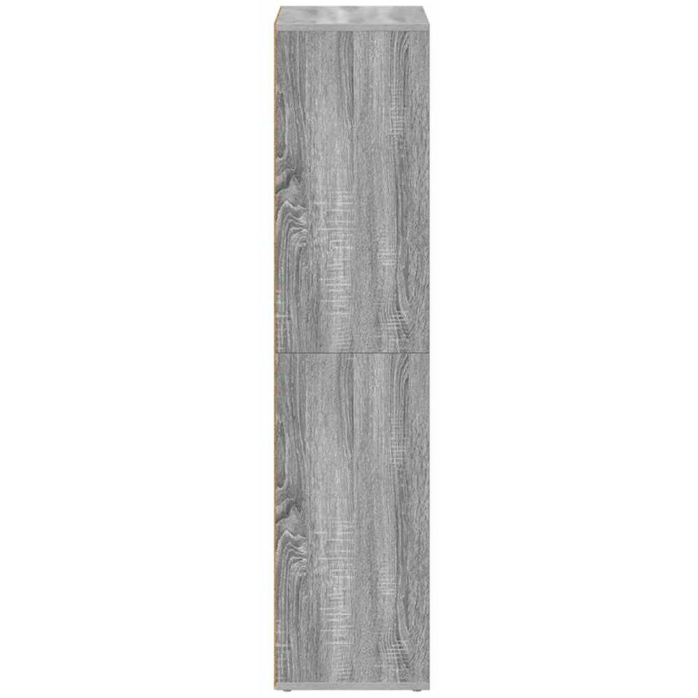 vidaXL 8 Shelf Grey Sonoma Bookcase Image 6