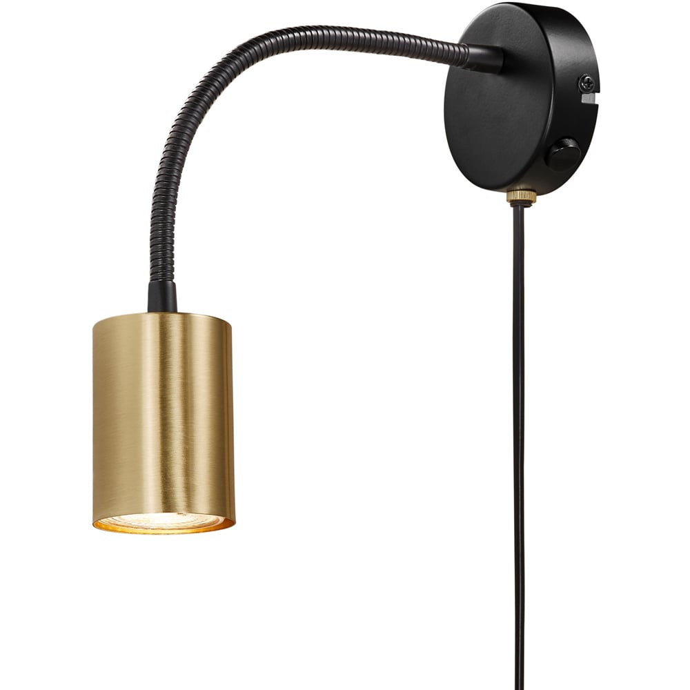 Nordlux Explore Flex Brass Wall Light Image 4
