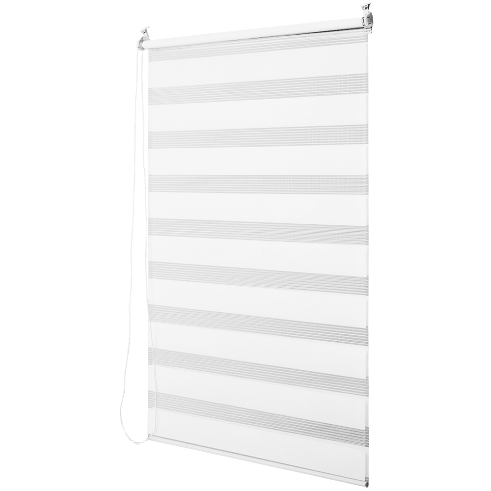 Living and Home Zebra Roller Blind White 80 x 150cm Image 3