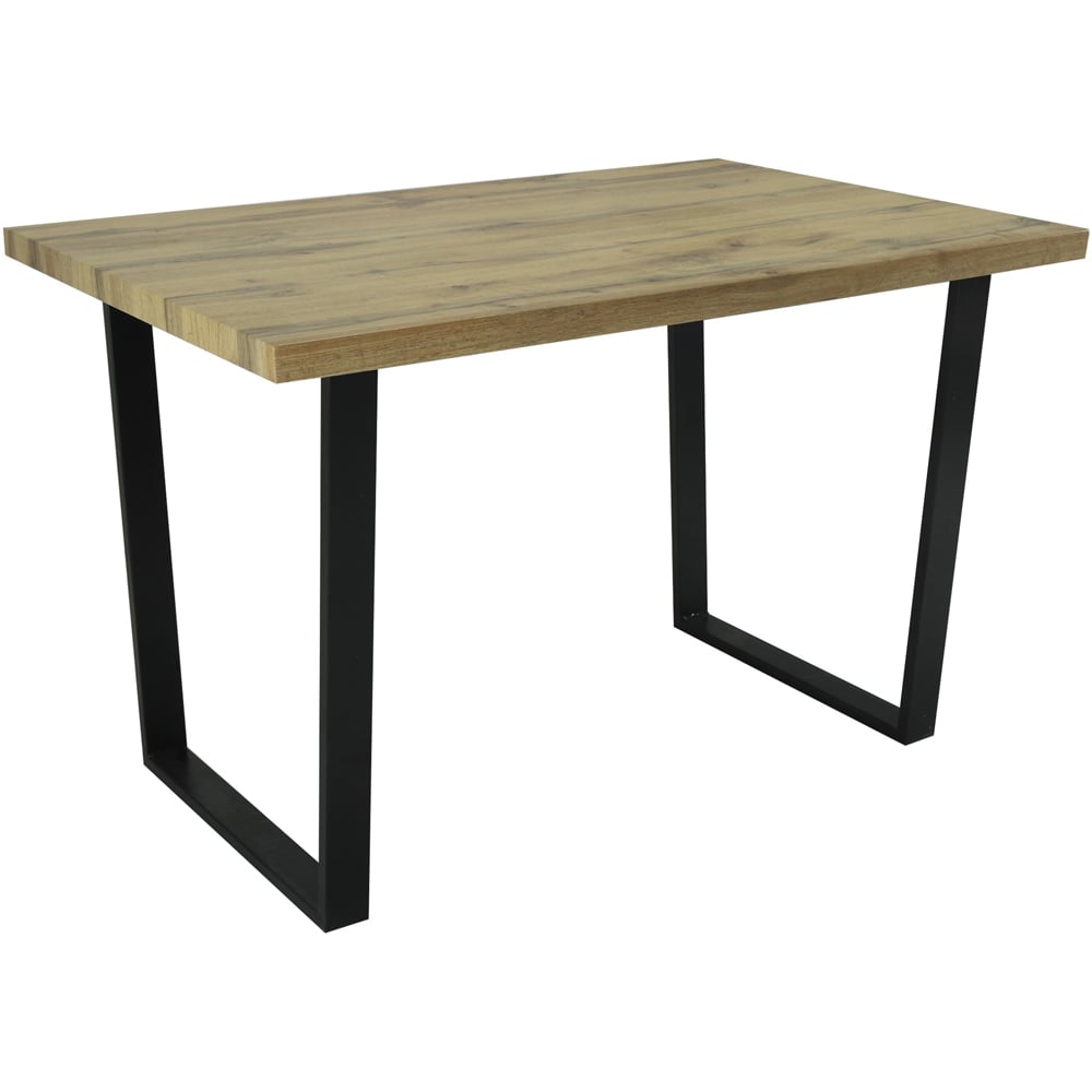 Indoor Living Colorado Amelia 4 Seater Dining Table Grey and Natural Image 3